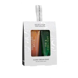 Scottish Fine Soaps Orchard Spice & Fir & Firelight ajándékszett kézre 2x30 ml kép