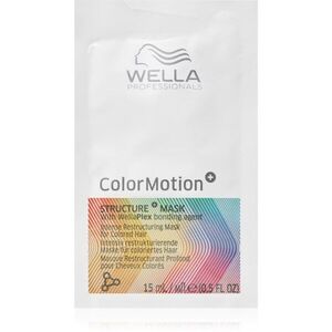 Wella Professionals ColorMotion+ Structure mask haj maszk a szín védelméért 15 ml kép