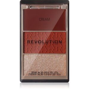 Revolution Blush Icon Palette arcpirosító paletta árnyalat Teddy Nude 9.8 g kép