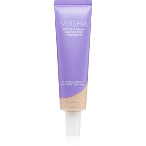 Missha M Perfect Cover Serum BB Cream Pro tónusegyesítő BB krém a bőr tökéletlenségeire SPF 50+ árnyalat #19 50 ml kép