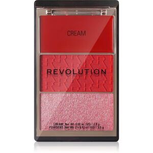 Revolution Blush Icon Palette arcpirosító paletta árnyalat Rebellious Red 9.8 g kép