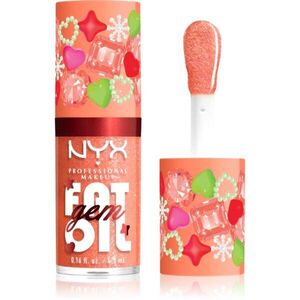 NYX Professional Makeup Fat Oil Gem Xmas ajak olaj árnyalat Peach Diamond 4.8 ml kép