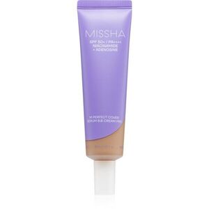 Missha M Perfect Cover Serum BB Cream Pro tónusegyesítő BB krém a bőr tökéletlenségeire SPF 50+ árnyalat #33 50 ml kép