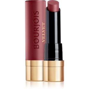 Bourjois Rouge Velvet The Lipstick hosszan tartó rúzs matt hatással árnyalat 52 Spicy Fig 2.4 g kép