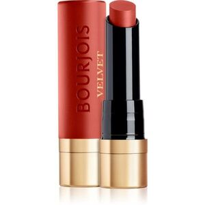 Bourjois Rouge Velvet The Lipstick hosszan tartó rúzs matt hatással árnyalat 53 Caramel Salé 2.4 g kép