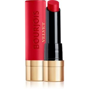 Bourjois Rouge Velvet The Lipstick hosszan tartó rúzs matt hatással árnyalat 08 Rubi's Cute 2.4 g kép