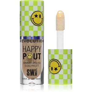 Revolution Happy Pout Shimmer Lip Gloss csillogó ajakfény árnyalat SunBeam 4.6 ml kép