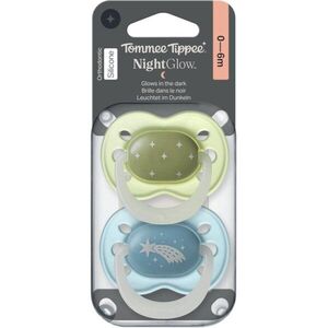 Tommee Tippee NightGlow Soother 0-6m cumi Boy 2 db kép