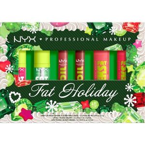 NYX Professional Makeup Xmas Fat Holiday ajándékszett az ajkakra 6 db kép