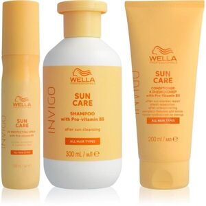 Wella Professionals Invigo Sun Bundle szett nap által károsult haj 3 db kép