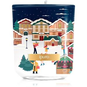 ípuro Christmas Town Festive Rush illatgyertya fedéllel 270 g kép