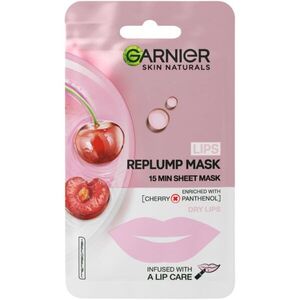 Garnier Replump Mask szuper hidratáló és tisztító szövet arcmaszk az ajkakra 5 g kép