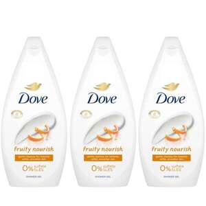 Dove Fruity Nourish női krémtusfürdő, 3x450 ml kép