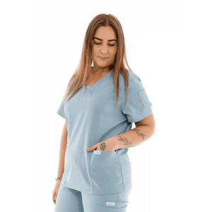 Női orvosi blúz Unidress Basic, kék óceán kép
