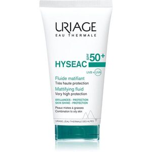 Uriage Hyseac Mattifying Fluid SPF 50+ mattító folyadék hidratáló hatással SPF 50+ 50 ml kép