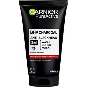 Garnier Pure Active Charcoal tisztító gél 3 in 1 a mitesszerek ellen 150 ml kép
