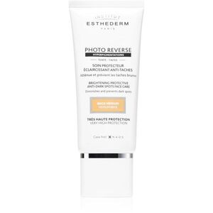 Institut Esthederm Photo Reverse Protective Anti-Dark Spots Tinted Face Care védő és tonizáló krém a pigmentfoltok ellen magas UV védelemmel árnyalat kép