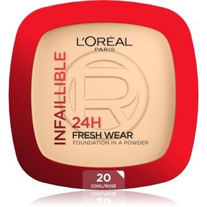 L’Oréal Paris Infaillible Fresh Wear 24h púderes make-up árnyalat 20 Cool Rosé 9 g kép