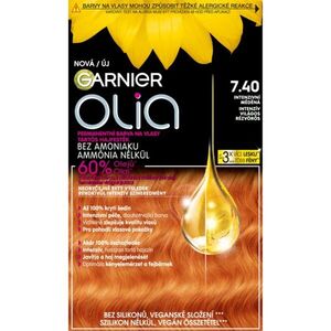 Garnier Olia Big Kit tartós hajfesték árnyalat 7.40 Intense Copper 1 db kép