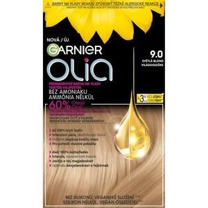 Garnier Olia Big Kit tartós hajfesték árnyalat 9.0 Light Blond 1 db kép