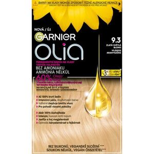 Garnier Olia Big Kit tartós hajfesték árnyalat 9.3 Gold Light Blond 1 db kép