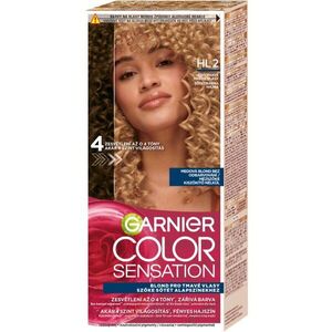 Garnier Color Sensation hajfesték a haj élénkítésére árnyalat HL2 Dark Brown Hair 1 db kép