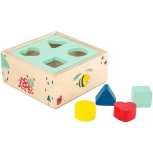 Small foot Shape-Fitting Cube Forest interaktív formaberakó játék fából készült 12 m+ 5 db kép