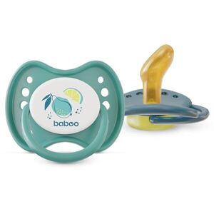 Baboo Soothers Orthodontic Latex with Case cumi Lagoon Fiesta 6-12 m 2 db kép