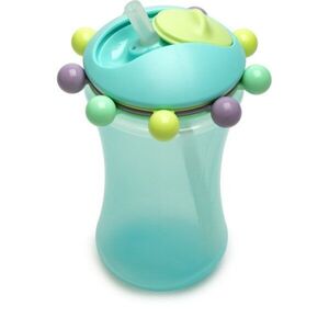 Melii Abacus Straw Sippy Cup bögre szívószállal Blue 1 db kép