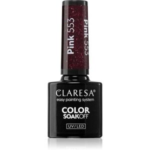 Claresa SoakOff UV/LED Color Balloon Journey géles körömlakk árnyalat Pink 553 5 g kép