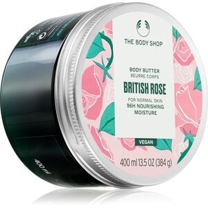 The Body Shop British Rose Body Butter testvaj rózsa illattal 400 ml kép