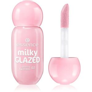 essence milky GLAZED tonizáló ajakbalzsam fénnyel árnyalat 02 Strawberry Whip 4 ml kép