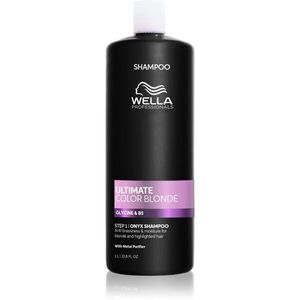 Wella Professionals Ultimate Color Blonde Shampoo sampon a sárga tónusok neutralizálására szőkített vagy melírozott hajra 1000 ml kép