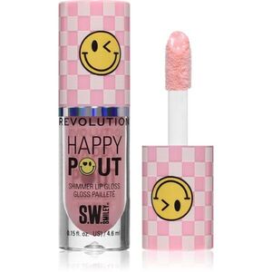 Revolution Happy Pout Shimmer Lip Gloss csillogó ajakfény árnyalat Pink Bliss 4.6 ml kép