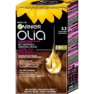 Garnier Olia Big Kit tartós hajfesték árnyalat 5.3 Golden Brown 1 db kép