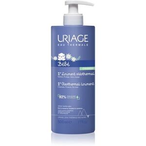 Uriage Bébé 1st Oleothermal Liniment gyengéd tisztító babakrém a pelenka területén 500 ml kép