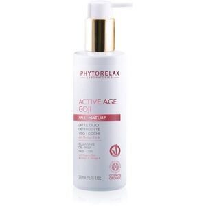 Phytorelax Laboratories Bio Active Age Goji könnyű állagú tisztítótej érett bőrre 200 ml kép