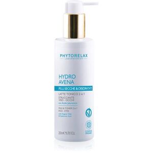 Phytorelax Laboratories Bio Hydro Avena tisztító tej + arc toner 200 ml kép