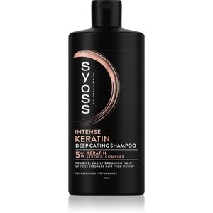 Syoss Intense Keratin keratinos sampon hajtöredezés ellen 440 ml kép