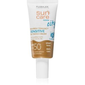 Floslek Laboratorium Sun Care Derma City BB BB krém nagyon magas UV védelemmel az érzékeny arcbőrre SPF 50+ 30 ml kép