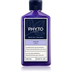 Phyto Violet No Yellow Shampoo tonizáló sampon a szőke és melírozott hajra 250 ml kép