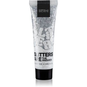 Gabriella Salvete Glitters Are The Answer csillámok arcra, testre és hajra árnyalat Silver 30 ml kép