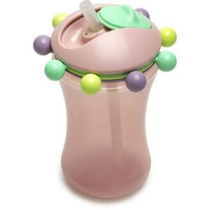 Melii Abacus Straw Sippy Cup bögre szívószállal Pink 1 db kép