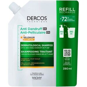 Vichy Dercos Anti-Dandruff korpásodás elleni sampon száraz hajra 390 ml kép