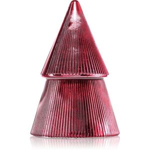 Paddywax Stacked Tree Red Ribbed Mercury illatgyertya 198 g kép