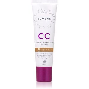 Lumene CC Color Correcting Cream CC krém az egyenletes bőrszínért SPF 20 árnyalat 5 Deep Tan (Warm) 30 ml kép