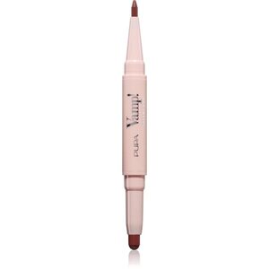 PUPA Milano Vamp! Creamy Duo Rúzs és szájkontúrceruza 2 az 1-ben árnyalat 020 Brown Nude 0.8 g kép