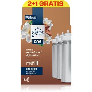 GLADE ONE Sensual Sandalwood & Jasmine utántöltő légfrissítőkbe 3x10 ml kép