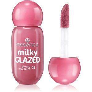 essence milky GLAZED tonizáló ajakbalzsam fénnyel árnyalat 08 Bubble Milk Tea 4 ml kép