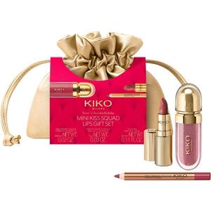 KIKO Milano Twist 'N Twinkle Holiday Mini Kiss Squad dekoratív kozmetika szett az ajkakra mini kép